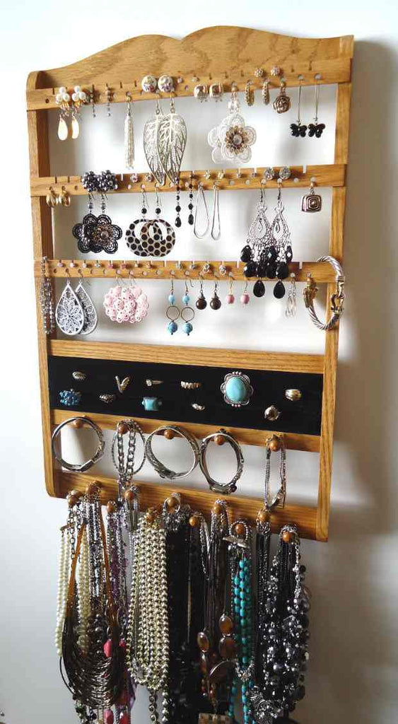 ring earring necklace bracelet organizer storage